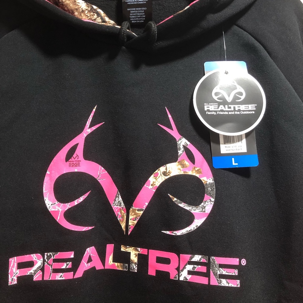 Realtree Hoodie women size L new with tag